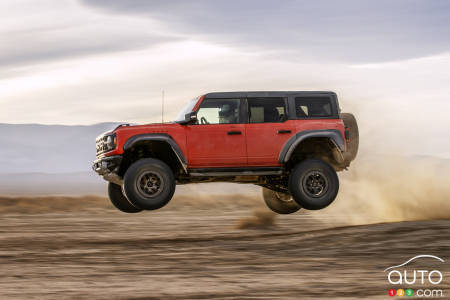 Ford Bronco Raptor, en vol